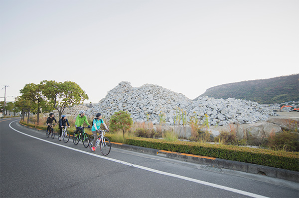 屋島サイクリングの風景に酔いしれる